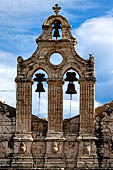 Monastery of Arkadhi the bell tower of the church. 